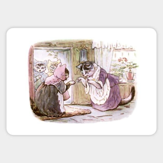 Beatrix Potter - family Sticker by QualitySolution